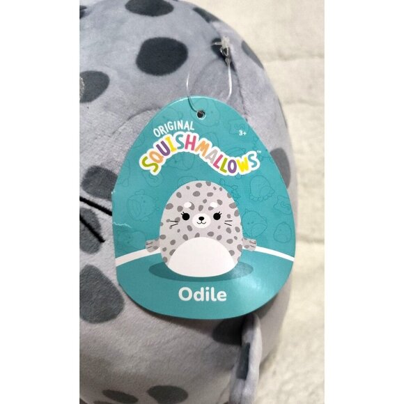 Squishmallow Spotted Seal Plush Toy Pillow 9" - ODILE Multicolor - Picture 6 of 16
